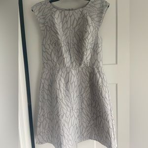 Halston heritage midi dress. Light blue floral detail